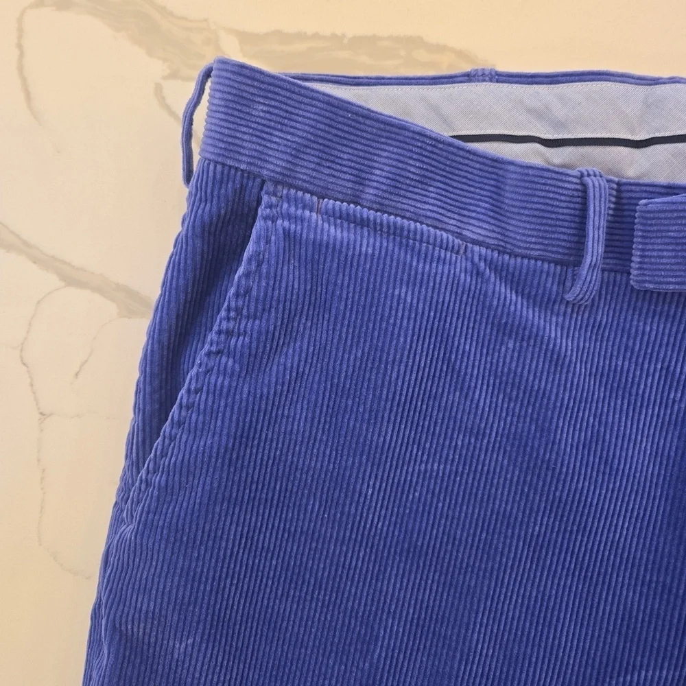 Polo Golf Ralph Lauren Corderoy Mens Pants Blue Size 40W 26L
